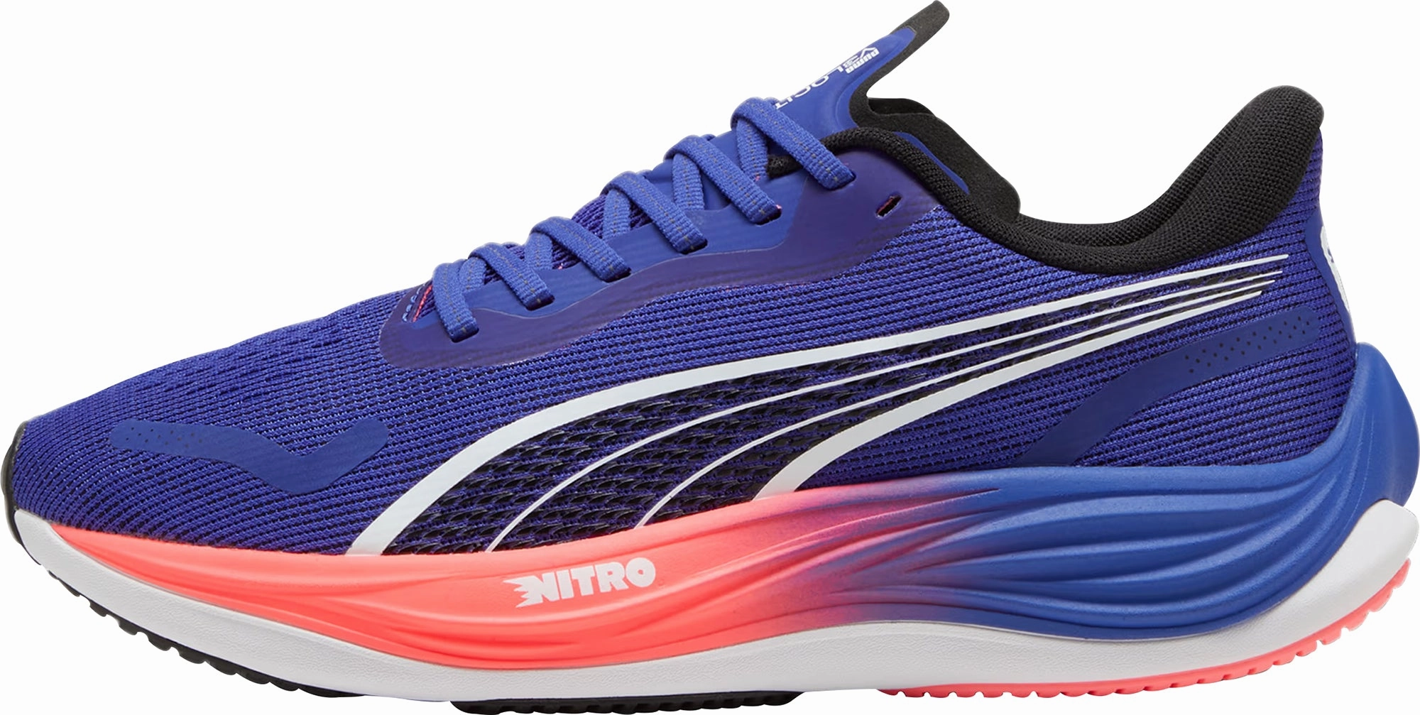 tempo running Auxetic Lattice Structure Puma Velocity Nitro 3 Mens Running Shoes - Blue