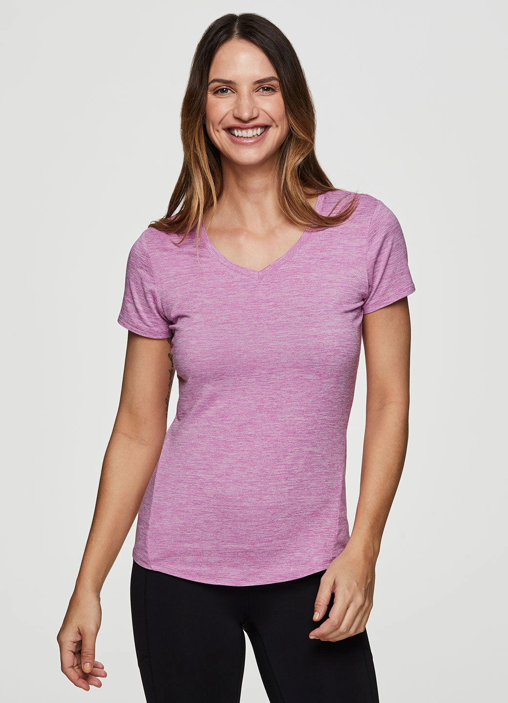 Sporty Comfort Wear Stratus On The Run Stretch Tee Shirt