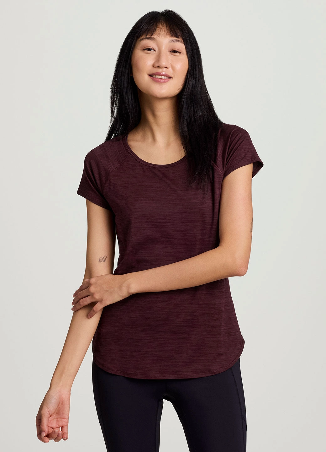 Non Irritating Seams Street Comfort Style Stratus Soft Crewneck Tee