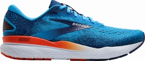 Adaptive Responsiveness running in countryside shoes Brooks Ghost 16 Mens Running Shoes - Blue