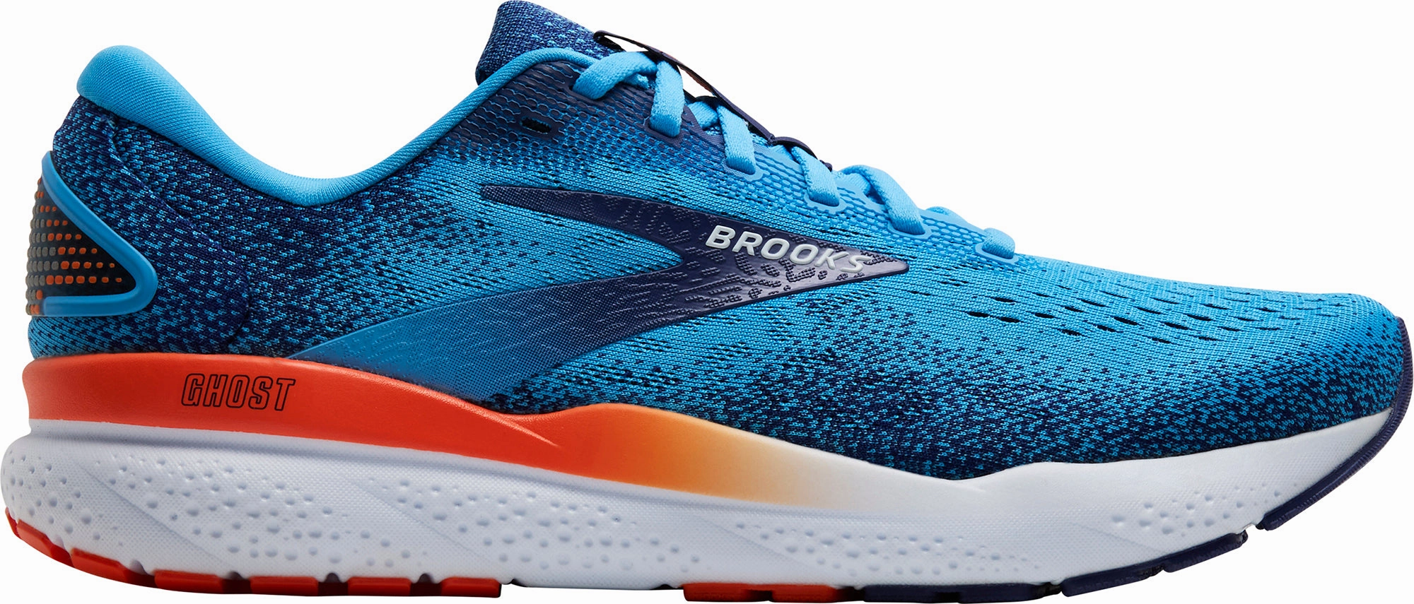 Adaptive Responsiveness running in countryside shoes Brooks Ghost 16 Mens Running Shoes - Blue