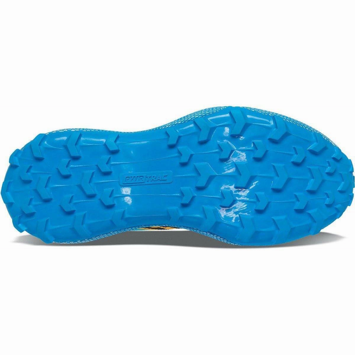 Contoured Arch Saucony Endorphin Mid Mens Trail Running Shoes - Blue