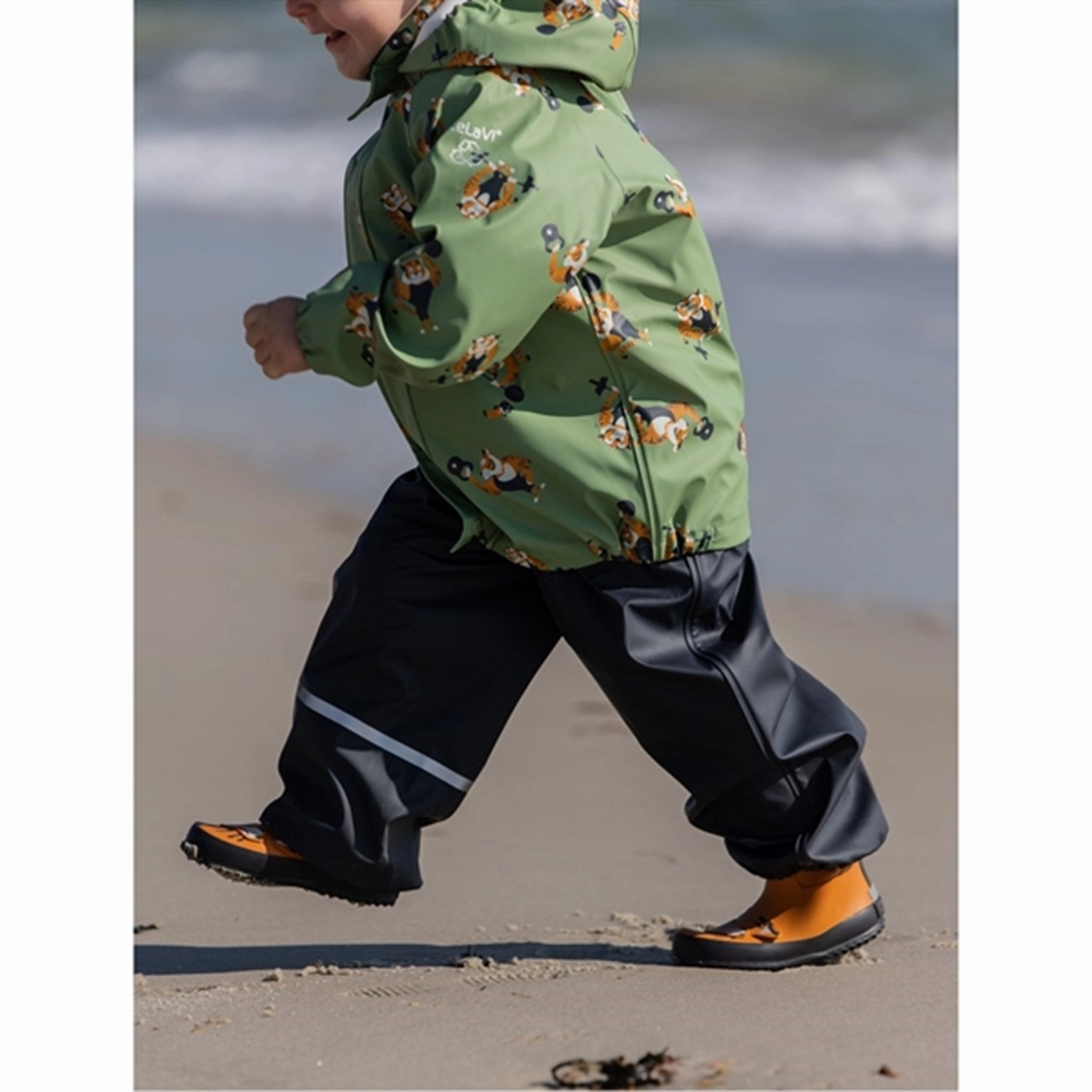 Adventure Driven CeLaVi Rain Boots Tiger Desert Sun