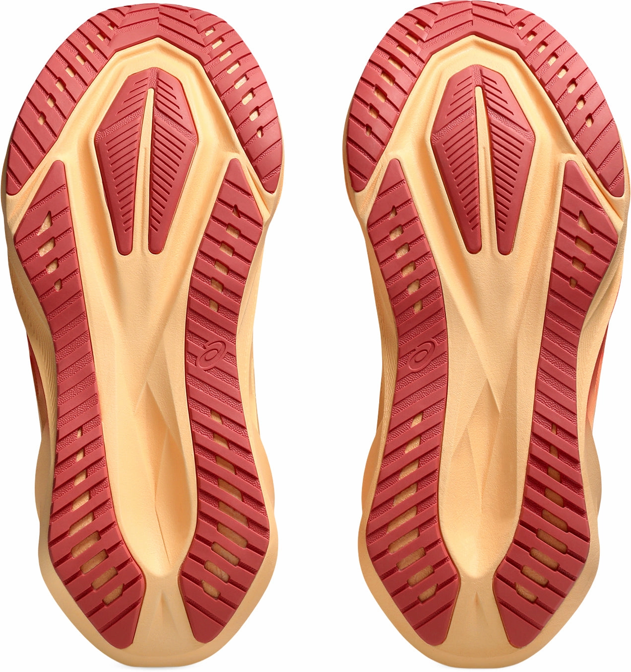 running in sunny tracks shoes Foam Cushioning Asics NovaBlast 5 Womens Running Shoes - Red