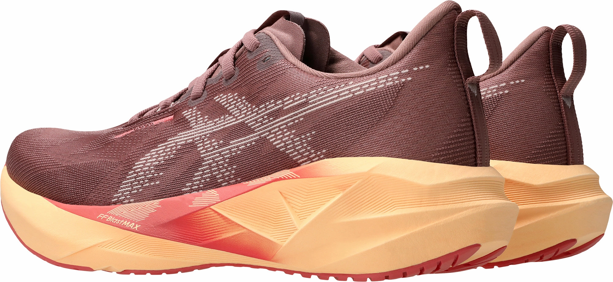 Asics NovaBlast 5 Womens Running Shoes - Red Rigidity Balance Durable TPU Frame