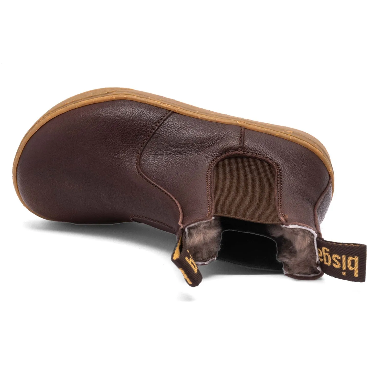 Bisgaard Dark Brown Barefoot Ene Lamb Shock   Absorbing Midsole Simple Fit