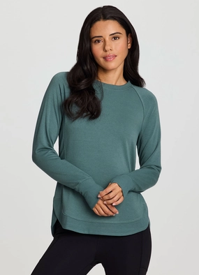 Studio French Terry Sweatshirt Home related Printed Pattern