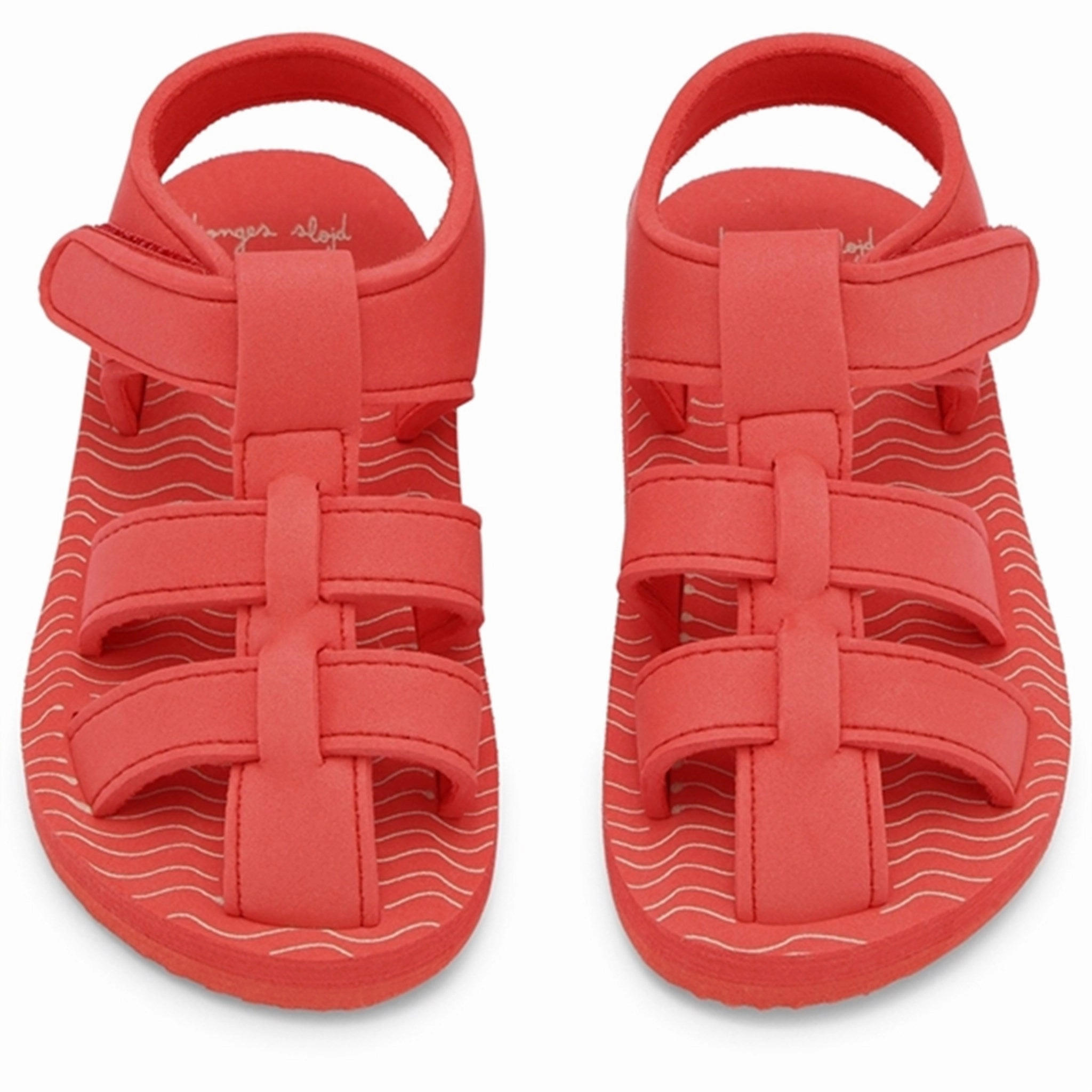 Konges Sl?jd Sable Sandals Fiery Red Travel Shoes Comfort