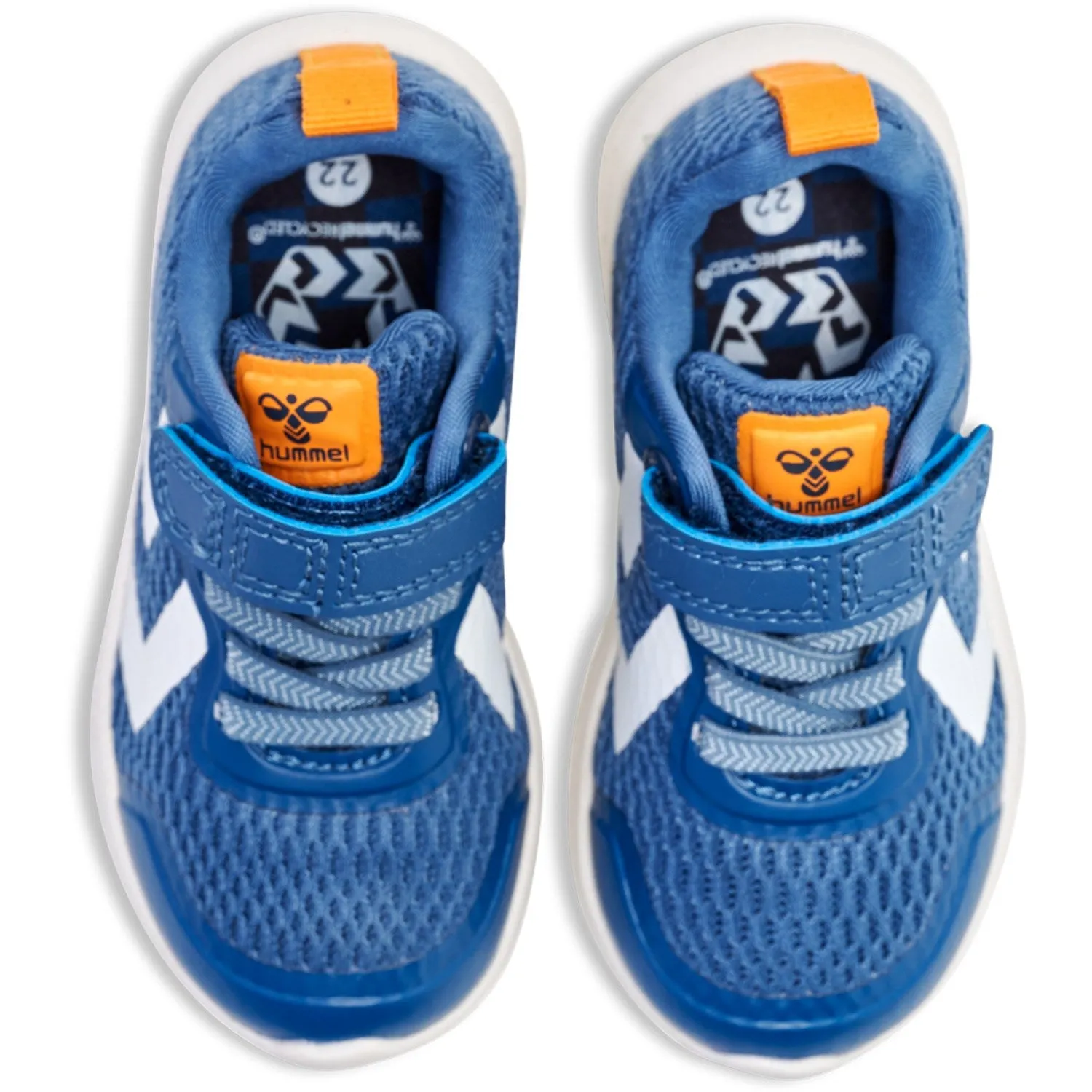 Hummel Blue/Yellow Actus Ml Recycled Infant Sneakers Walking Focus