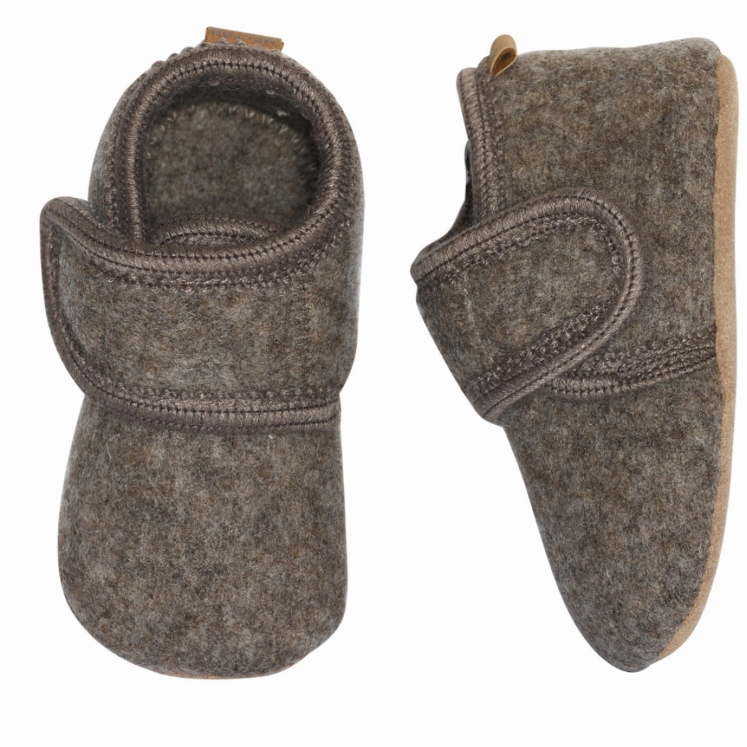 MELTON Wool Slippers Classic Denver Melange Ankle Support Multi   Purpose