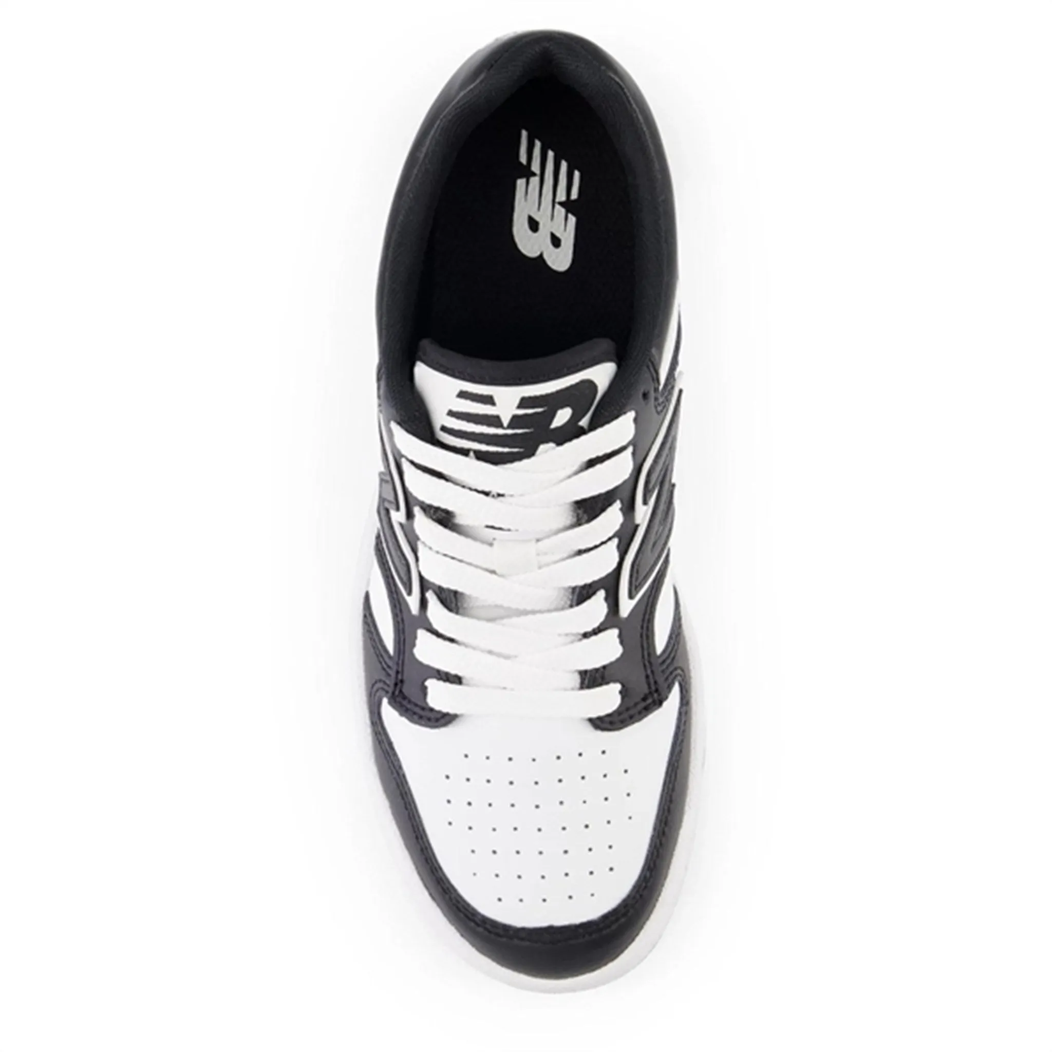 Lightweight Sole Anti Slip Laces New Balance BB480 Kids Sneakers Black