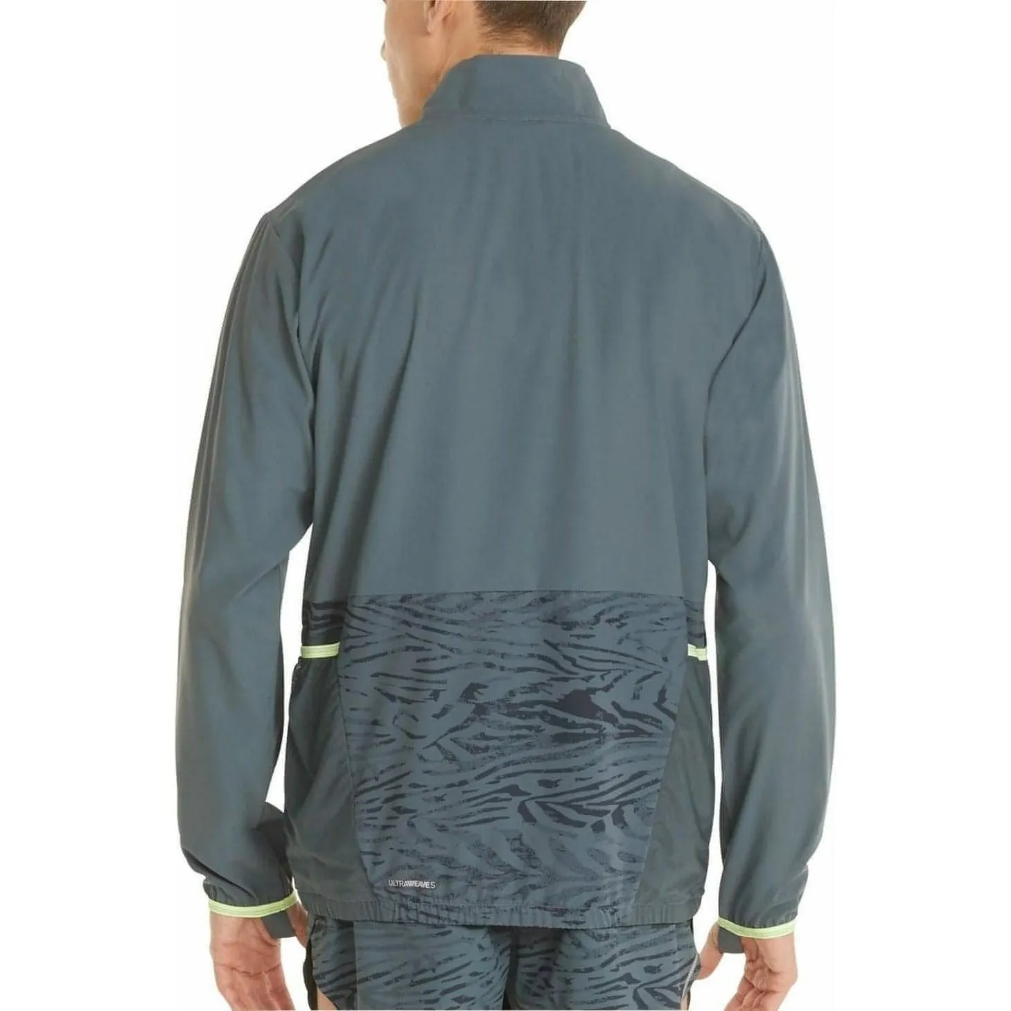 Puma Ultraweave S FSTR Mens Running Jacket - Grey Anti Slip Collar