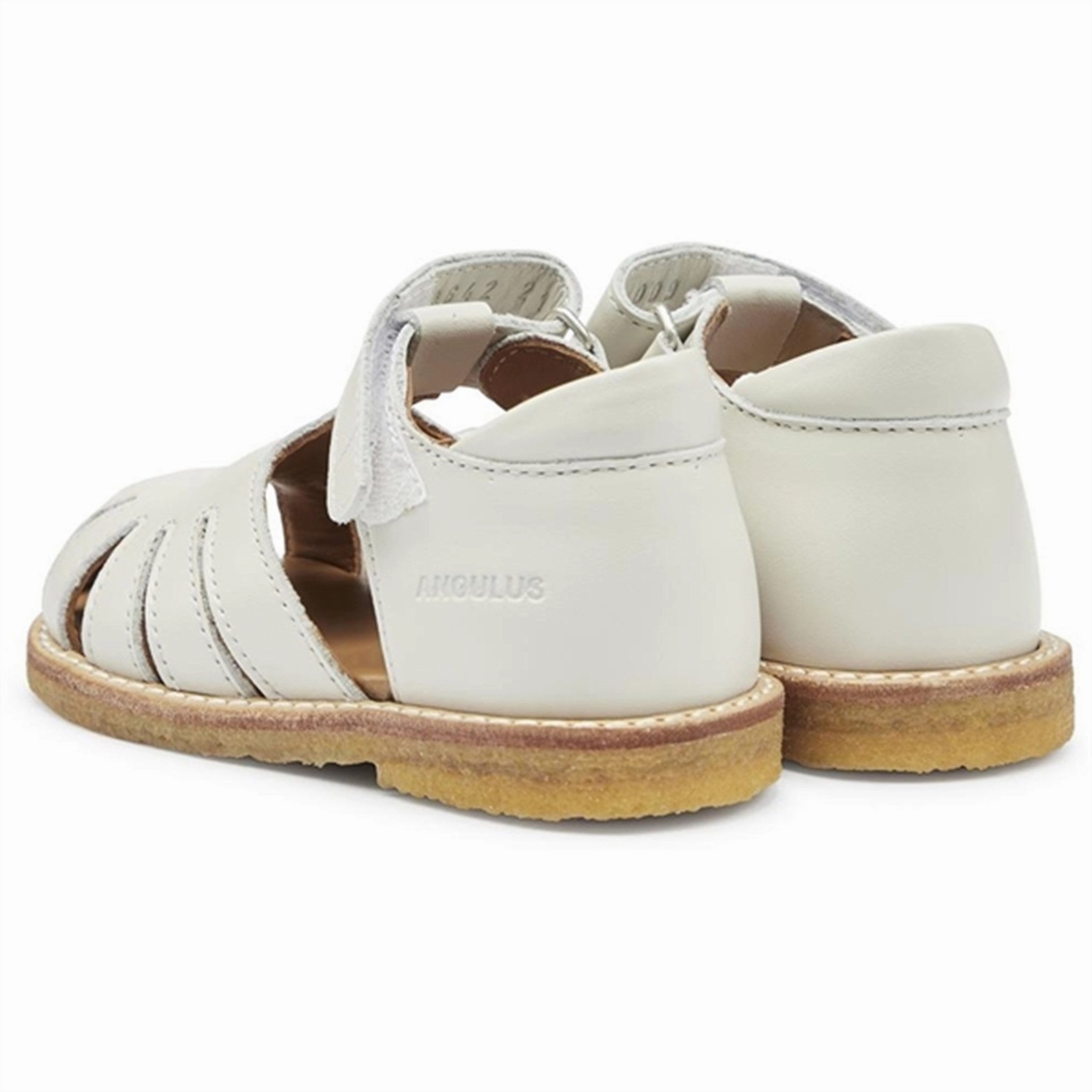 Angulus Starter Sandals Off White Bonded seams