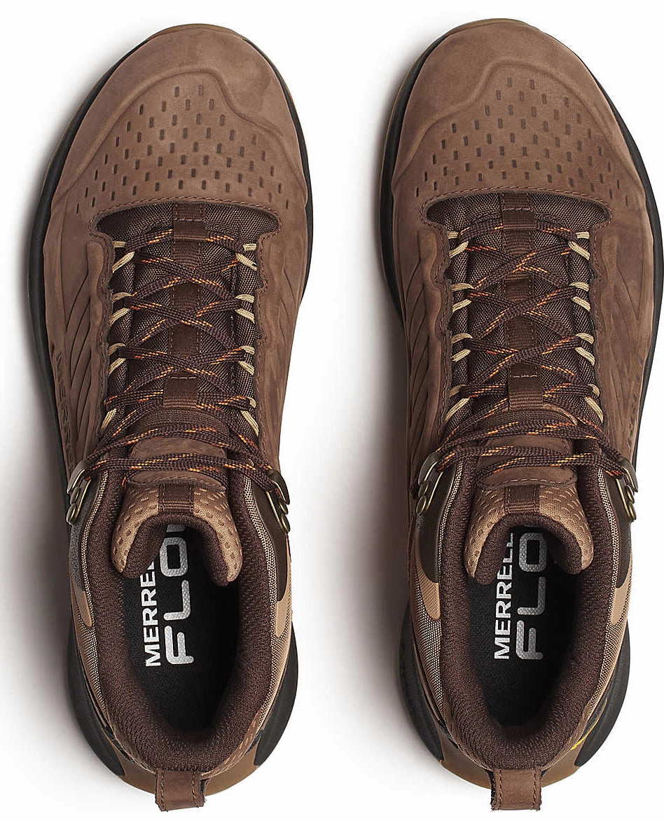 High shoe long - lasting Merrell Moab Speed 2 Leather Mid Waterproof Mens Walking Boots - Brown