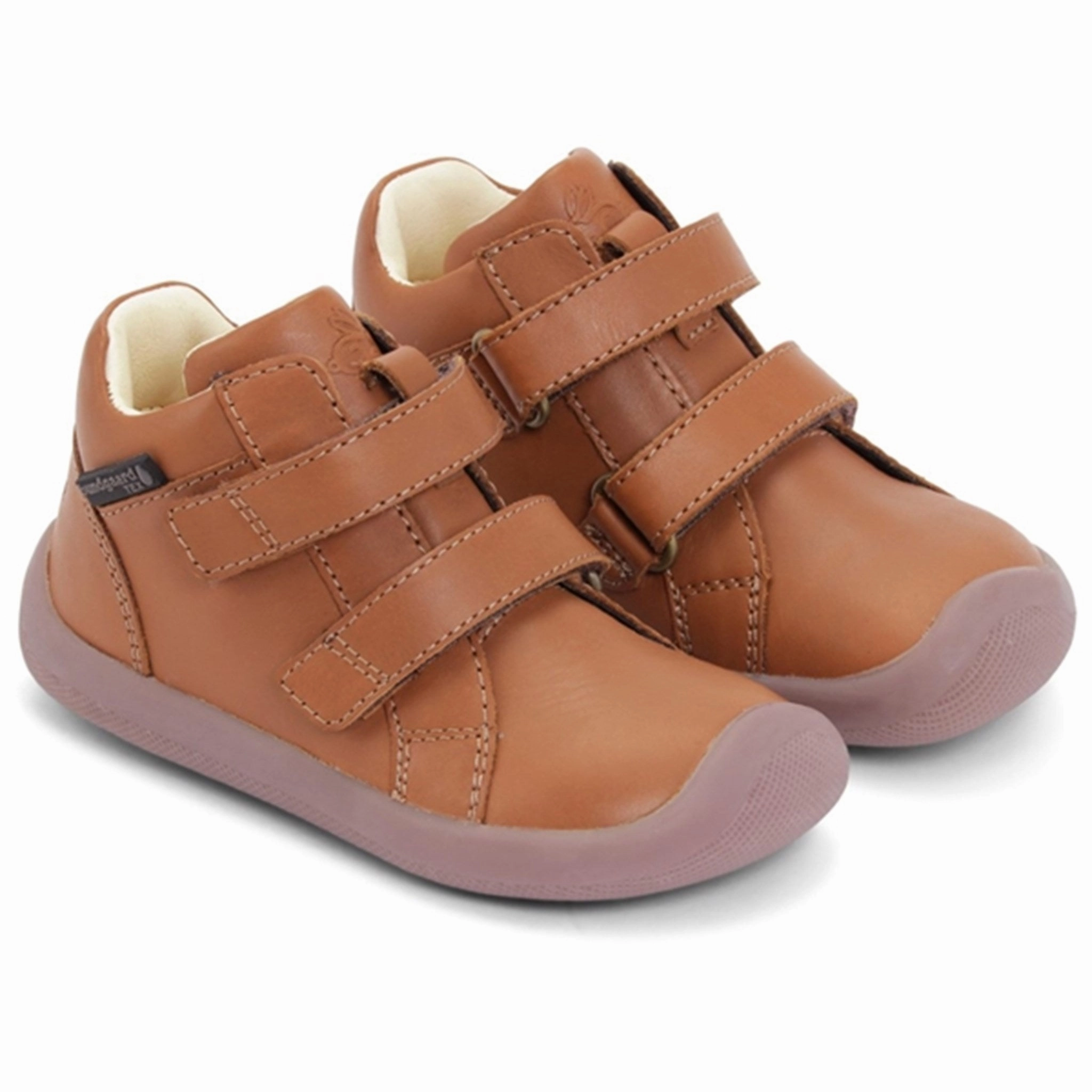 Shock Diffusing Midsole Bundgaard The Walk TEX Velcro Cognac