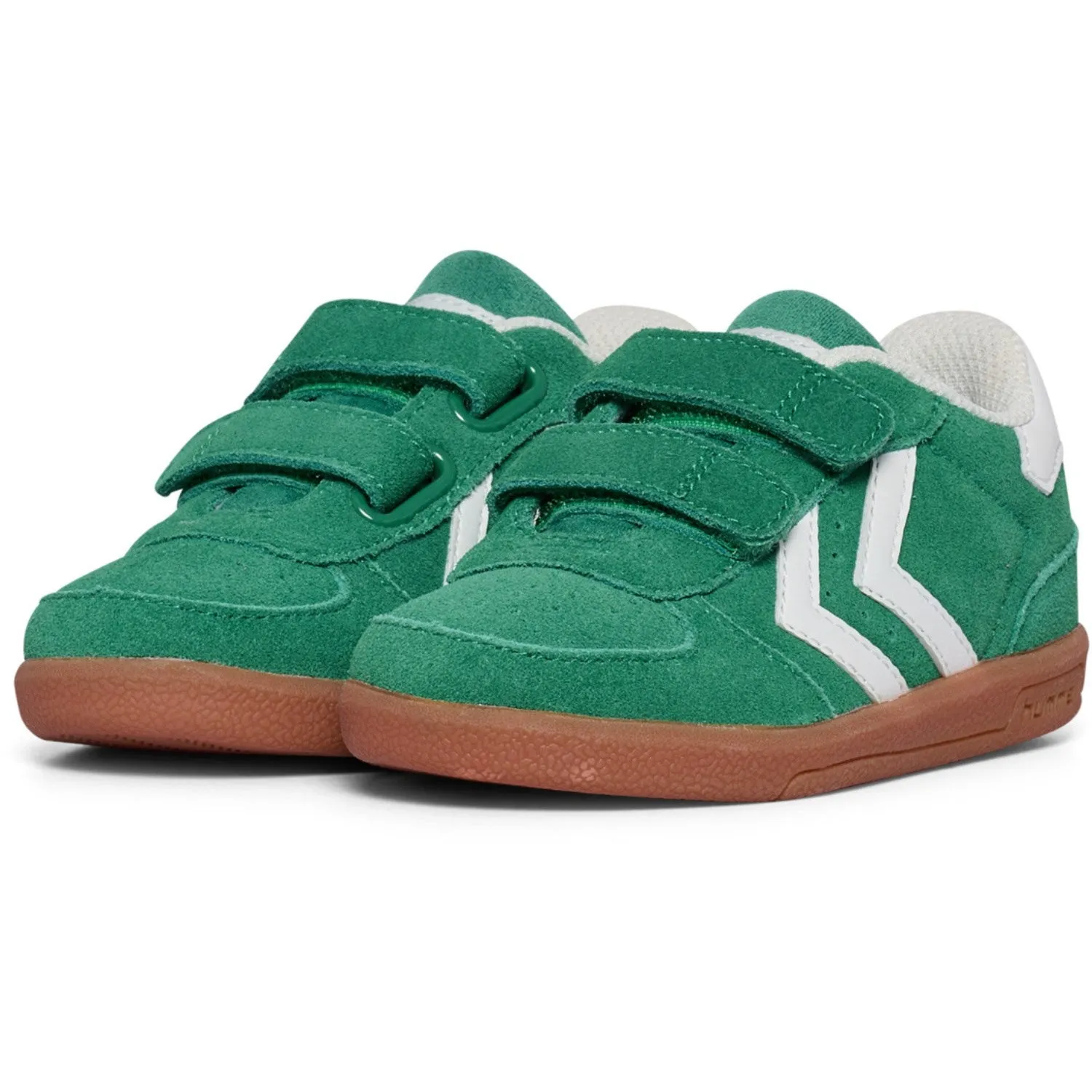 High Cushion Hummel Pepper Green Victory Suede Ii Infant Sneakers