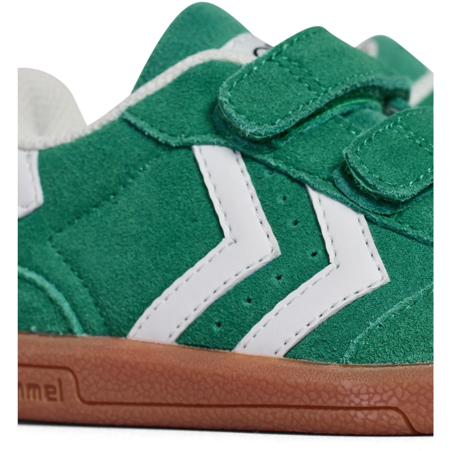 Padded interior Hummel Pepper Green Victory Suede Ii Infant Sneakers