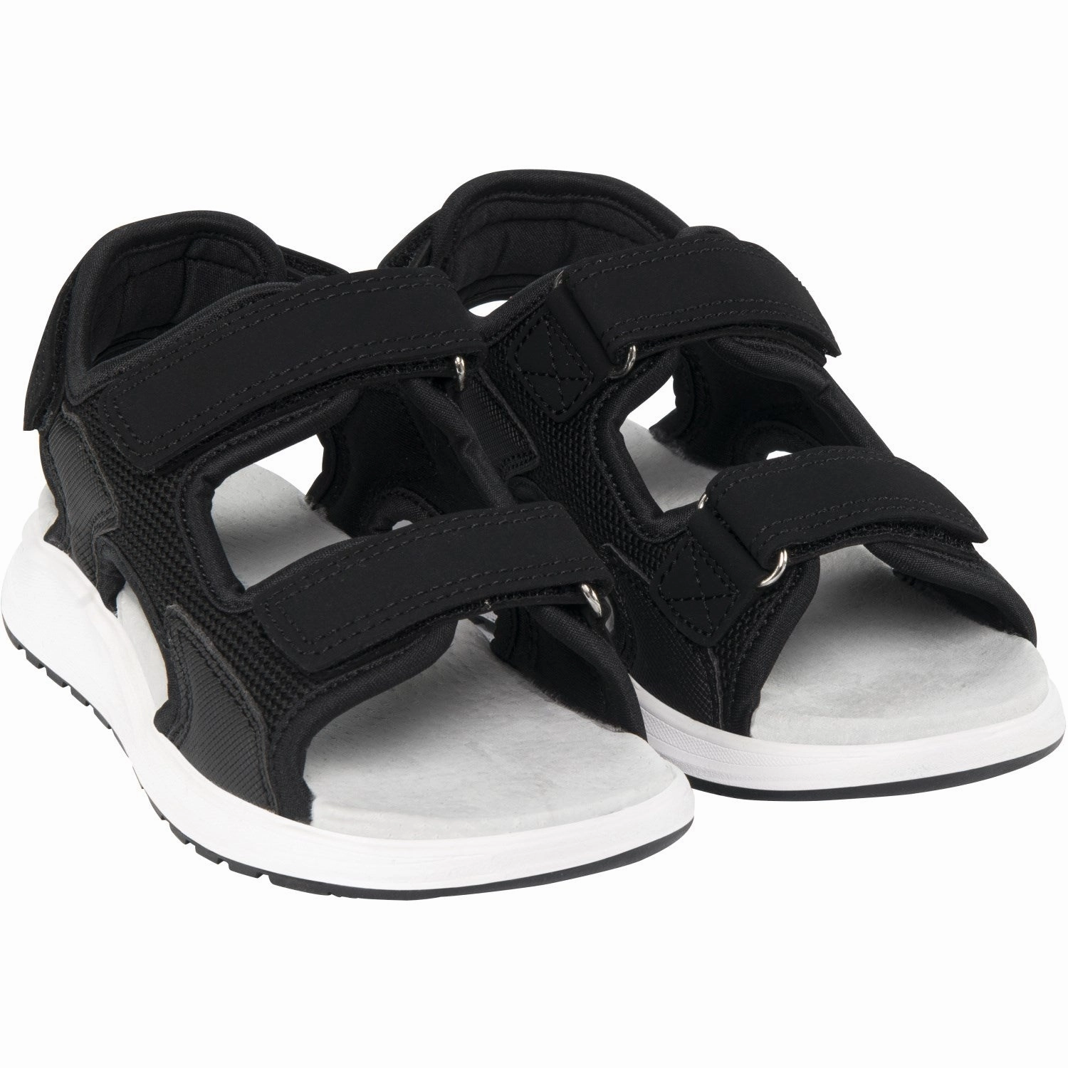 VIKING Black Anchor Sandal 3V Comfortable Step Sandal
