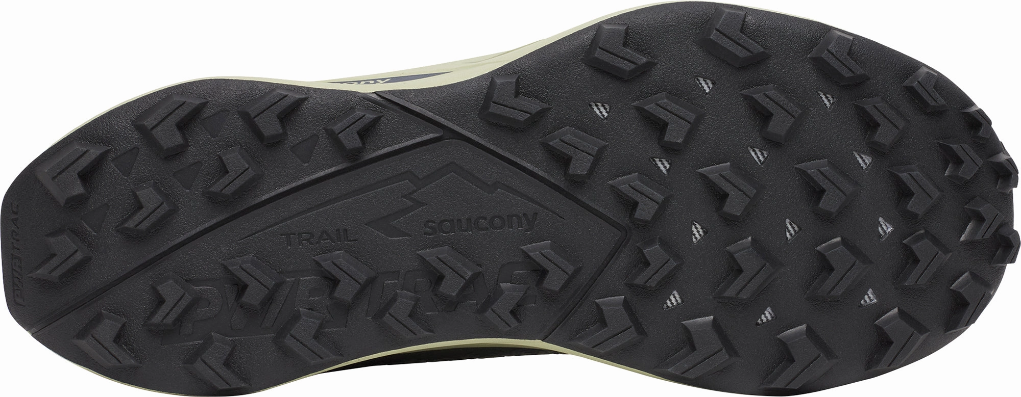 PaddedCollar day - visibility shoes Saucony Peregrine 15 GORE-TEX Mens Trail Running Shoes - Green