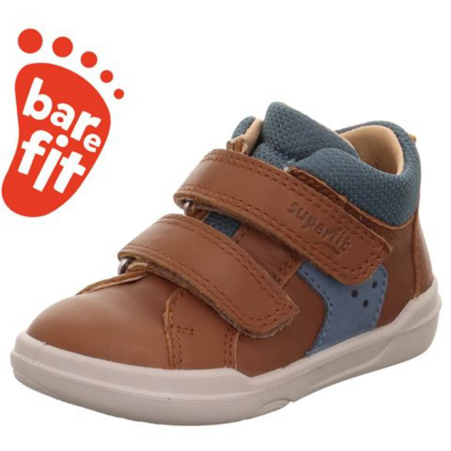 Superfit Braun/Weiss Superfree Shoe Urban Run Recycled Rubber Base