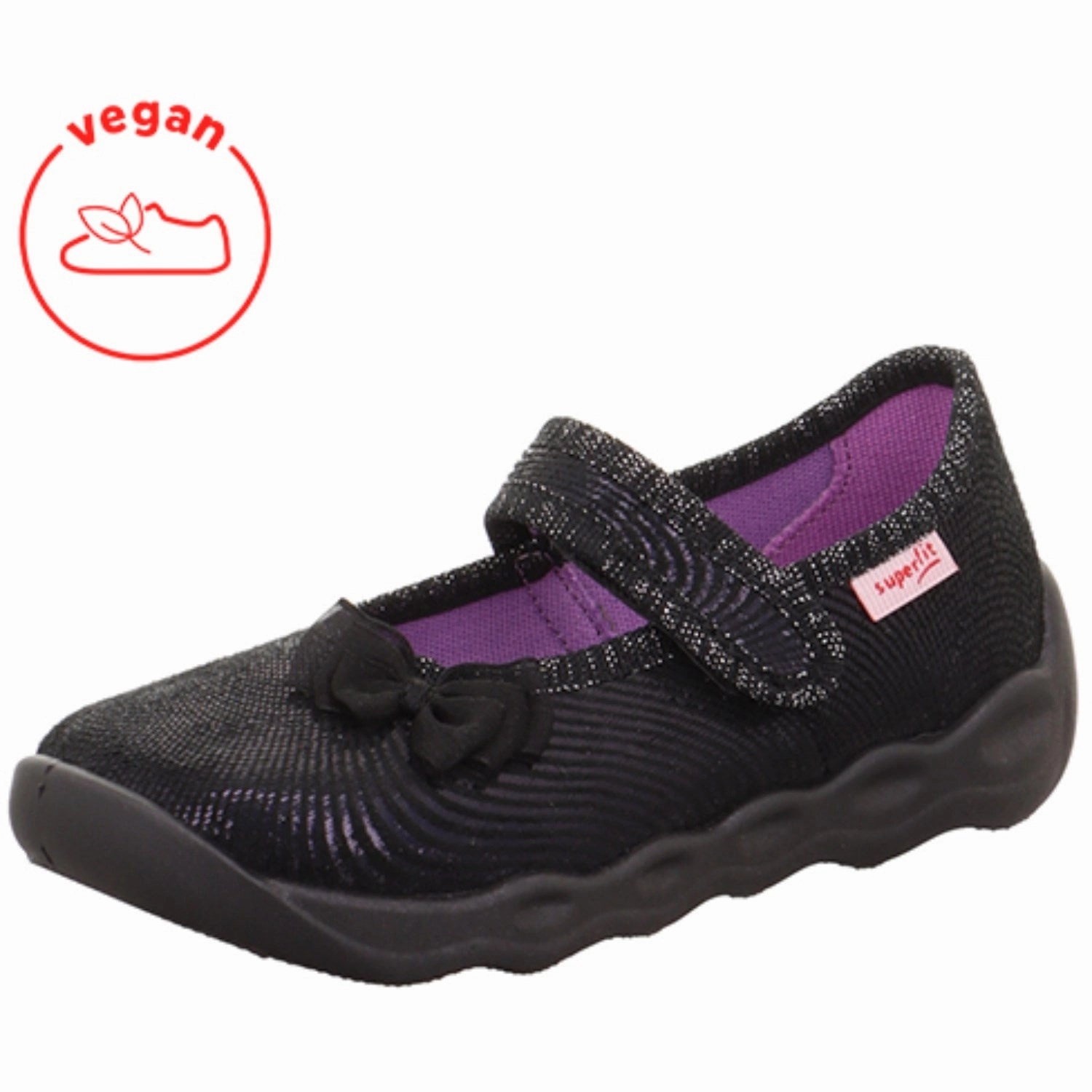 Superfit Black Bubble Slippers With Cold Lining Hygienic Footwear Material