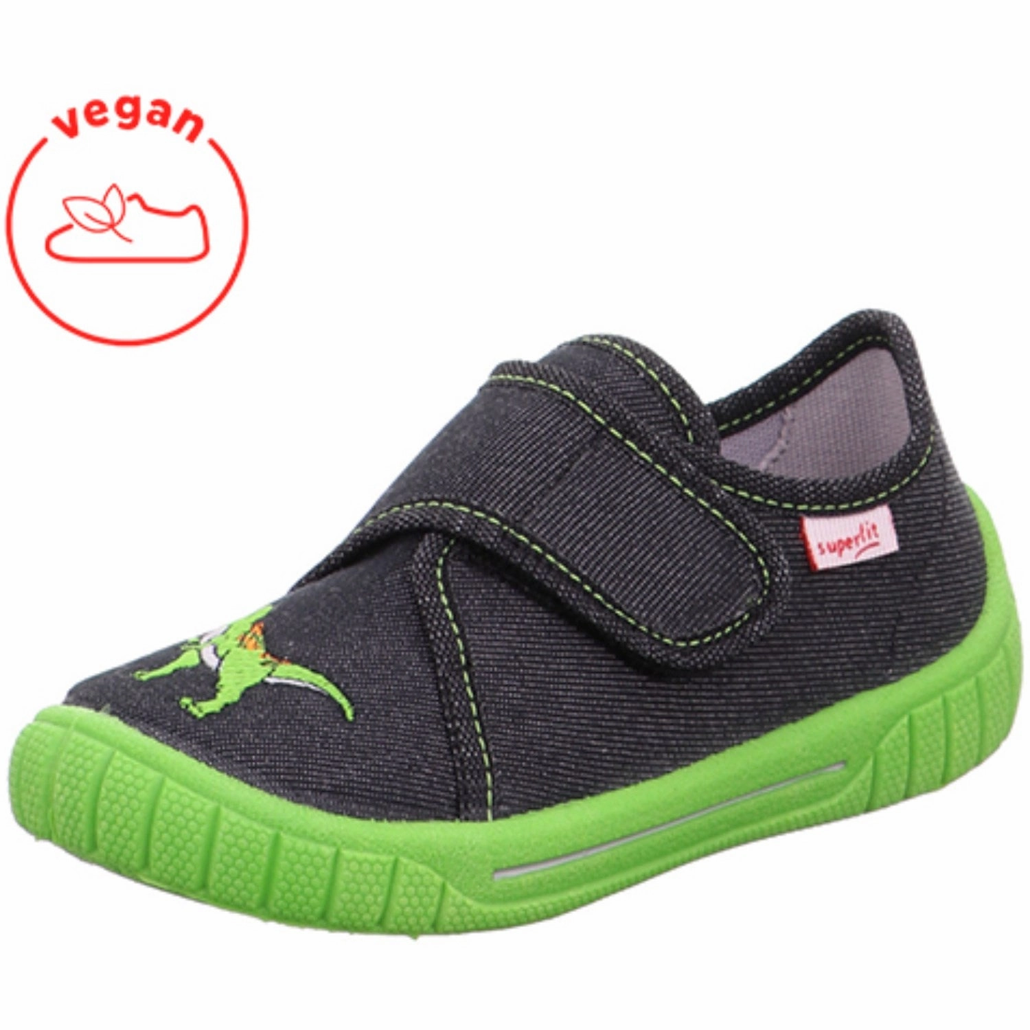 Superfit Black Carl Slippers With Cold Lining Lightweight Comfort Straps