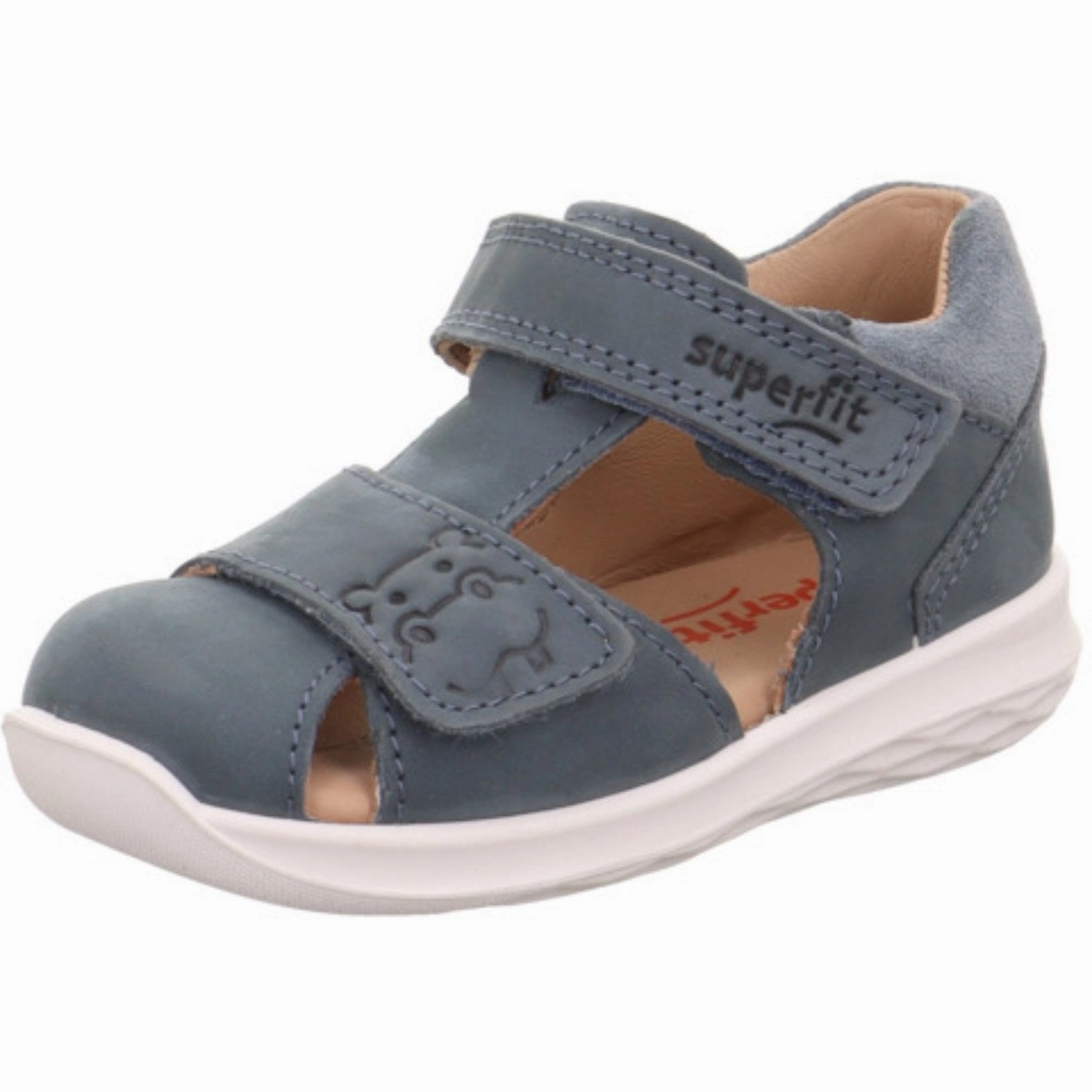 Superfit Blau Bumblebee Sandal Simple Slip Slip-On Comfort