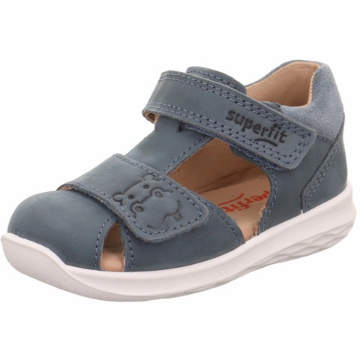 Breathable Flats Secure Closure Superfit Blau Bumblebee Sandal