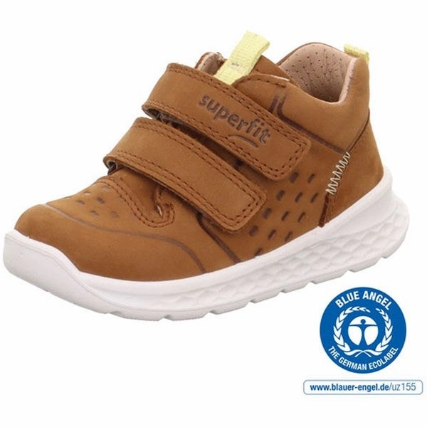 Gentle Grip Superfit Breeze Shoes Brown/Yellow