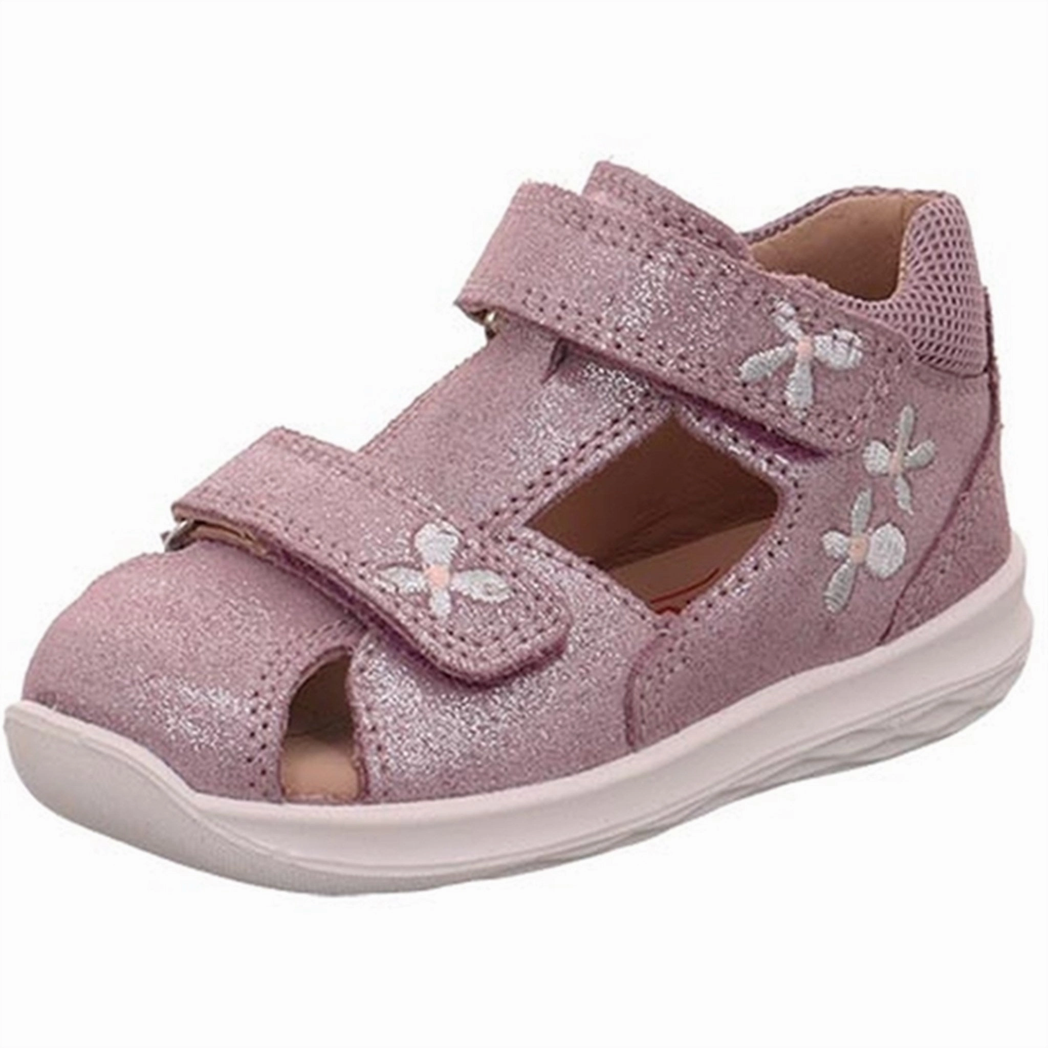 Padded Heel Superfit Bumblebee Sandals Lilac