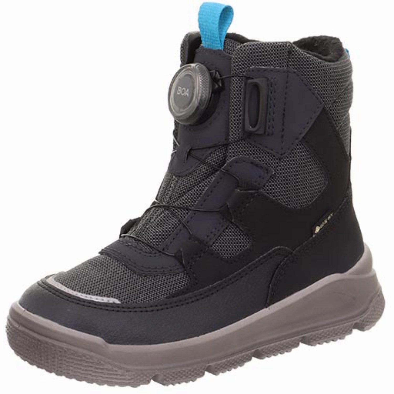 MachineWashable Superfit Grey/Black Mars Boots