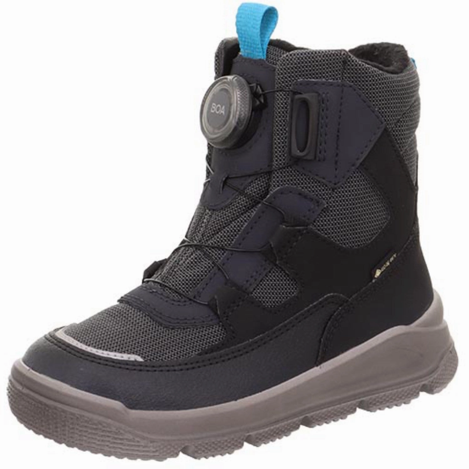 Superfit Grey/Black Mars Boots Slip Resistant