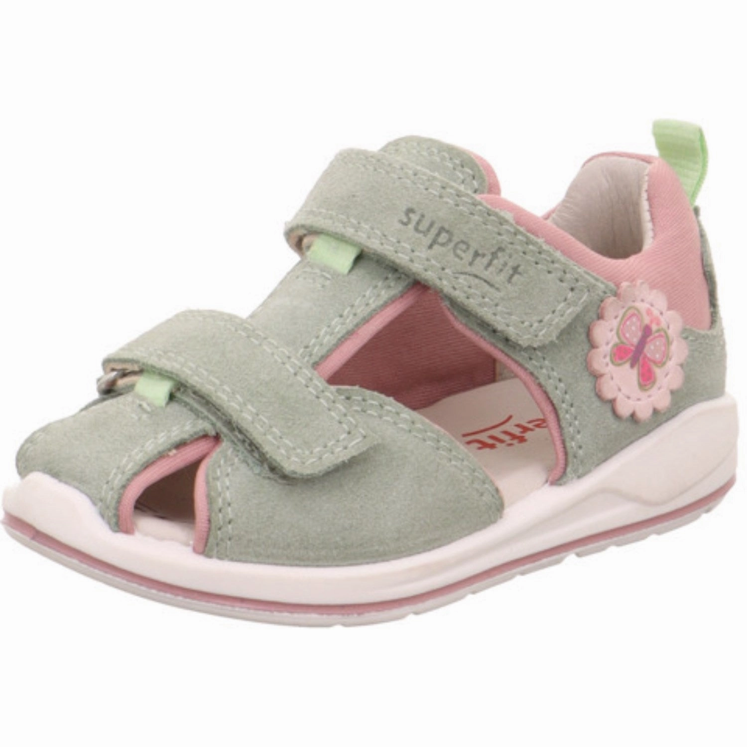 Superfit Lightgreen/Rose Boomeranf Sandal Breathable Material Air Friendly