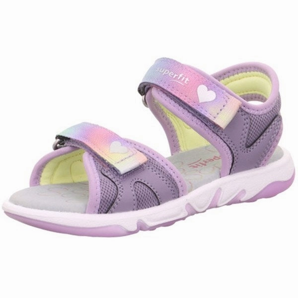 Superfit Pebbles Sandals Lilac Comfort Fit Design Comfy Footstep