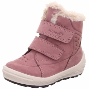 Superfit Purple Groovy 2.0 Boots With Warm Lining Zip Edge Grippy Outsole Functional Minimalist