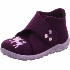 Superfit Purple Happy Octi Slippers With Warm Lining Practical Solution