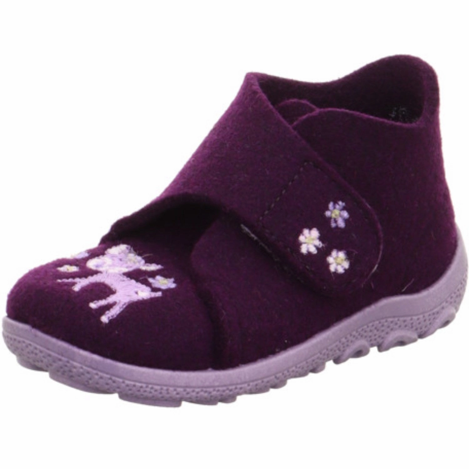Fashion Forward Easy Beach Wear Superfit Purple Happy Octi Slippers With Warm Lining