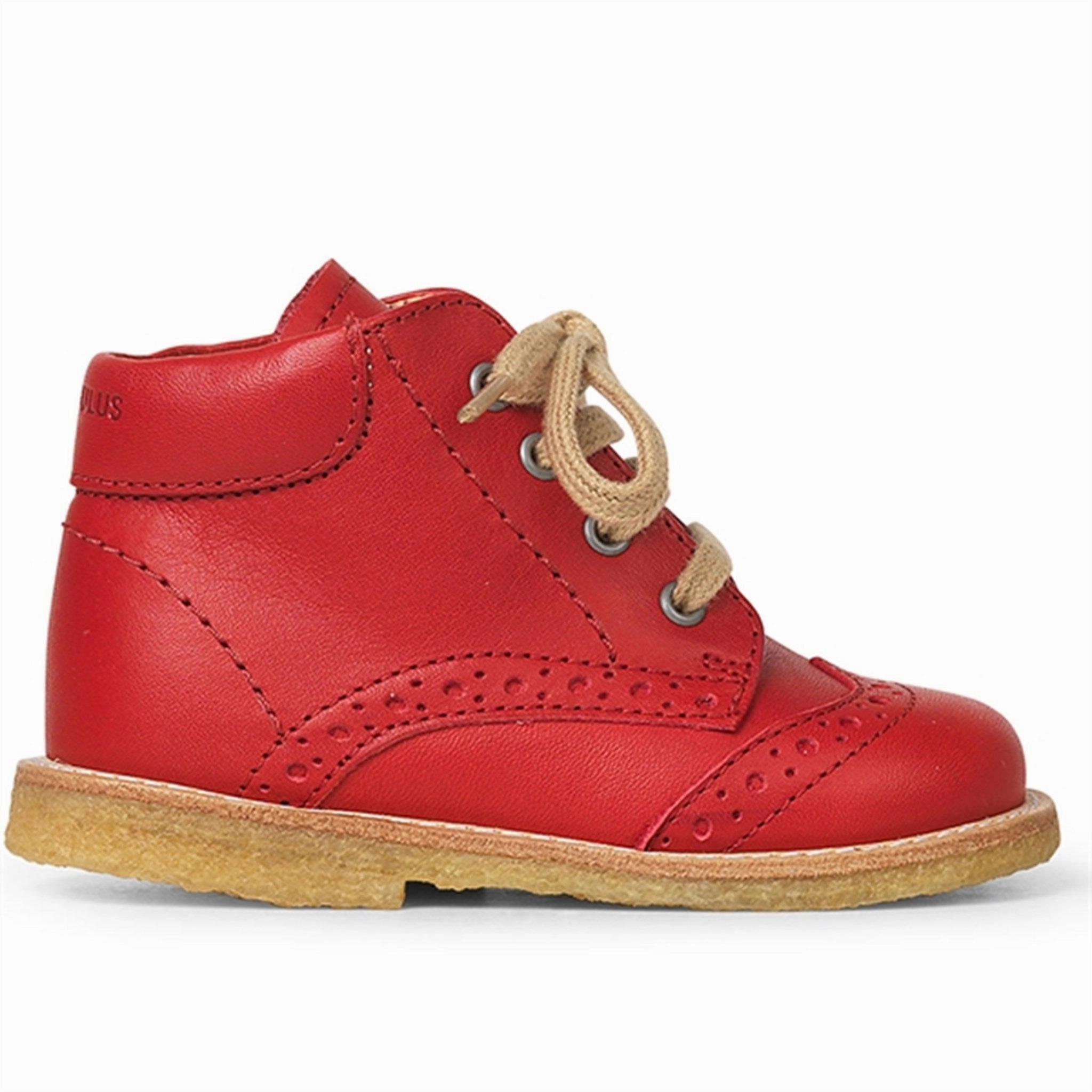 Shady Step Street Walk Angulus Beginner Shoes w. Lace Red 2378-101-1412