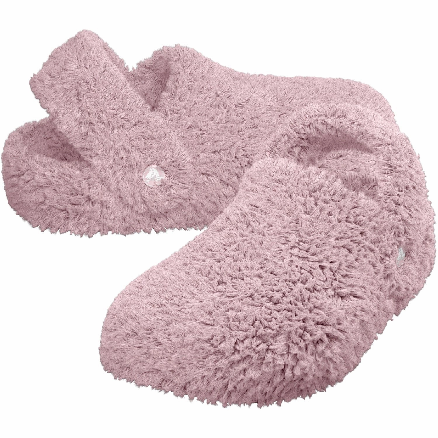 Crocs Pink Milk Classic Cozzzy Slipper Simple Step-On Cozy Walk