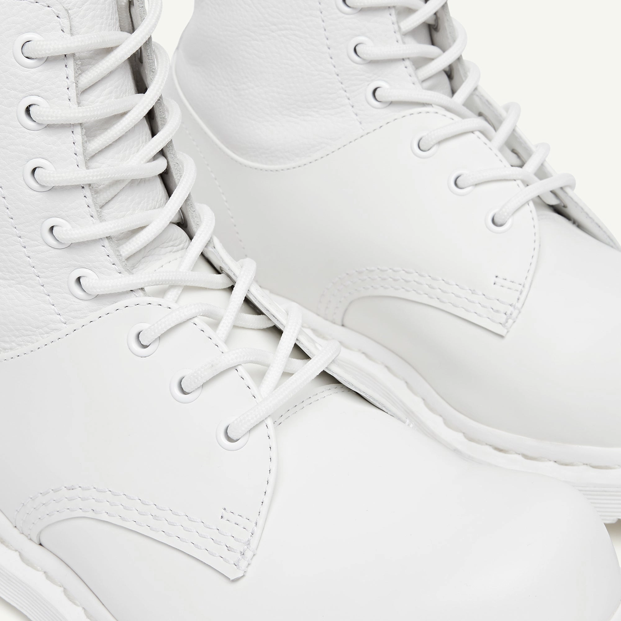 MM6 Maison Margiela x Dr Martens Womens 1460 8-Eye No Steel Toe Shoes style - conscious shoes wide toe - box