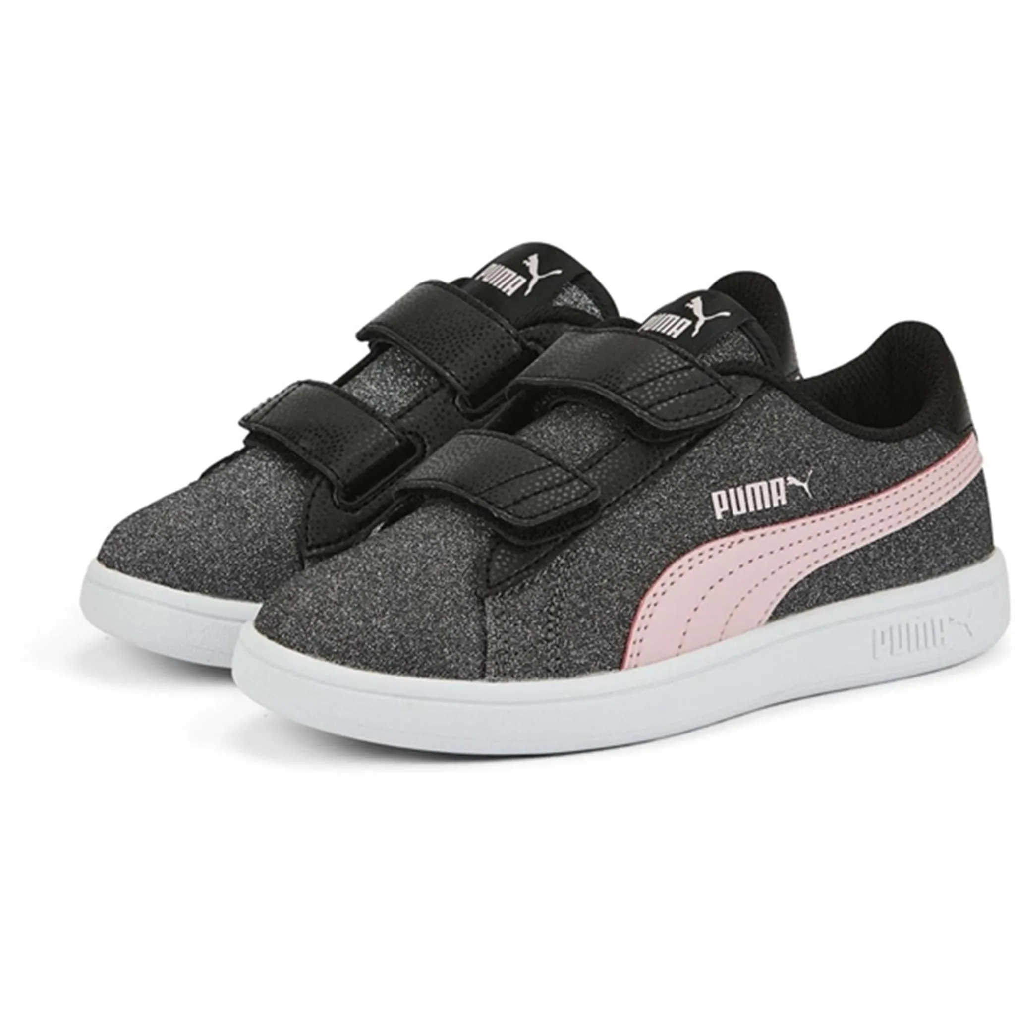 Step Easy Moisture Management Layer Puma Smash V2 Glitz GlamV Black-Almond Blossom Sneakers