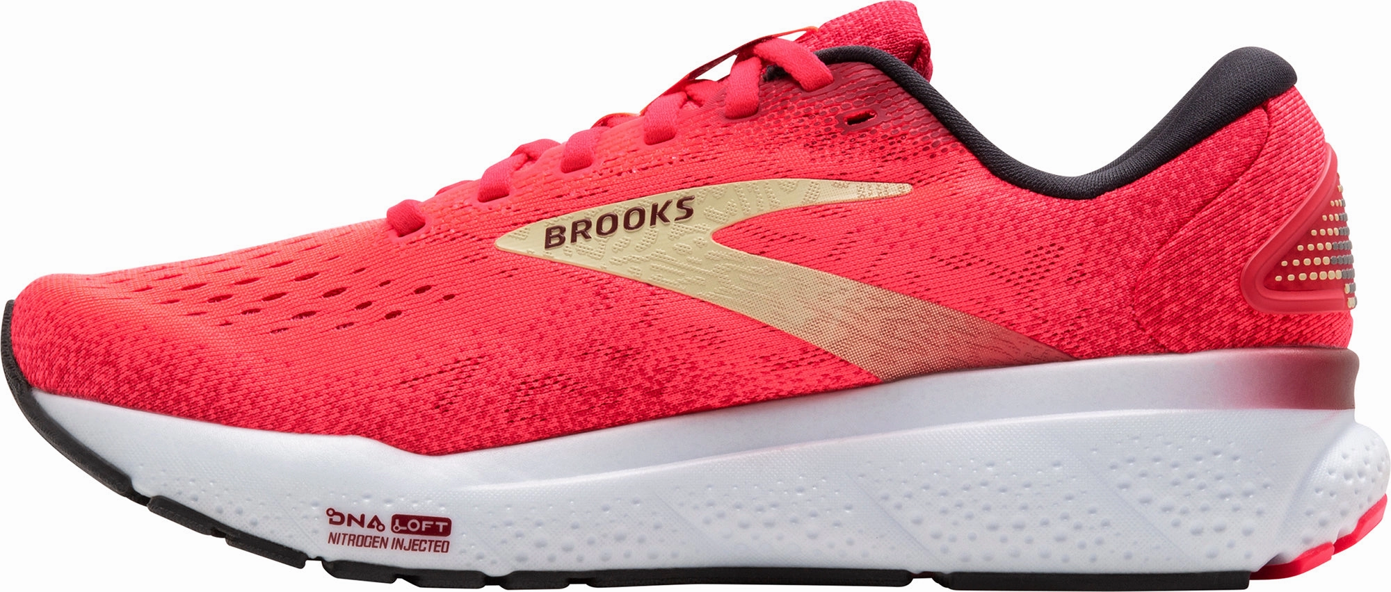 Traction Optimized Lugs Brooks Ghost 16 Womens Running Shoes - Pink