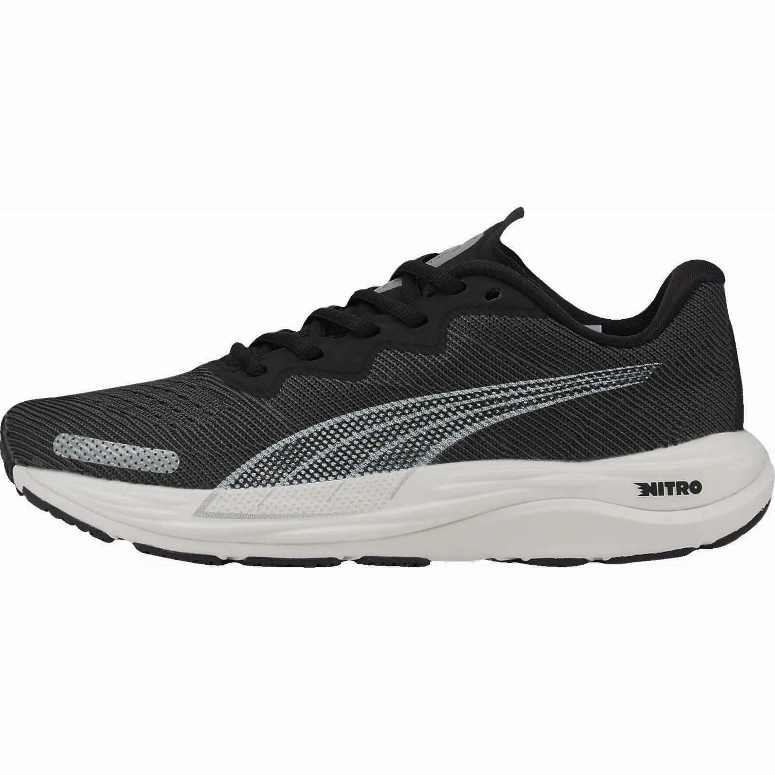 Puma Velocity Nitro 2 Womens Running Shoes - Black anti - microbial
