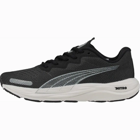 Puma Velocity Nitro 2 Womens Running Shoes - Black anti - microbial