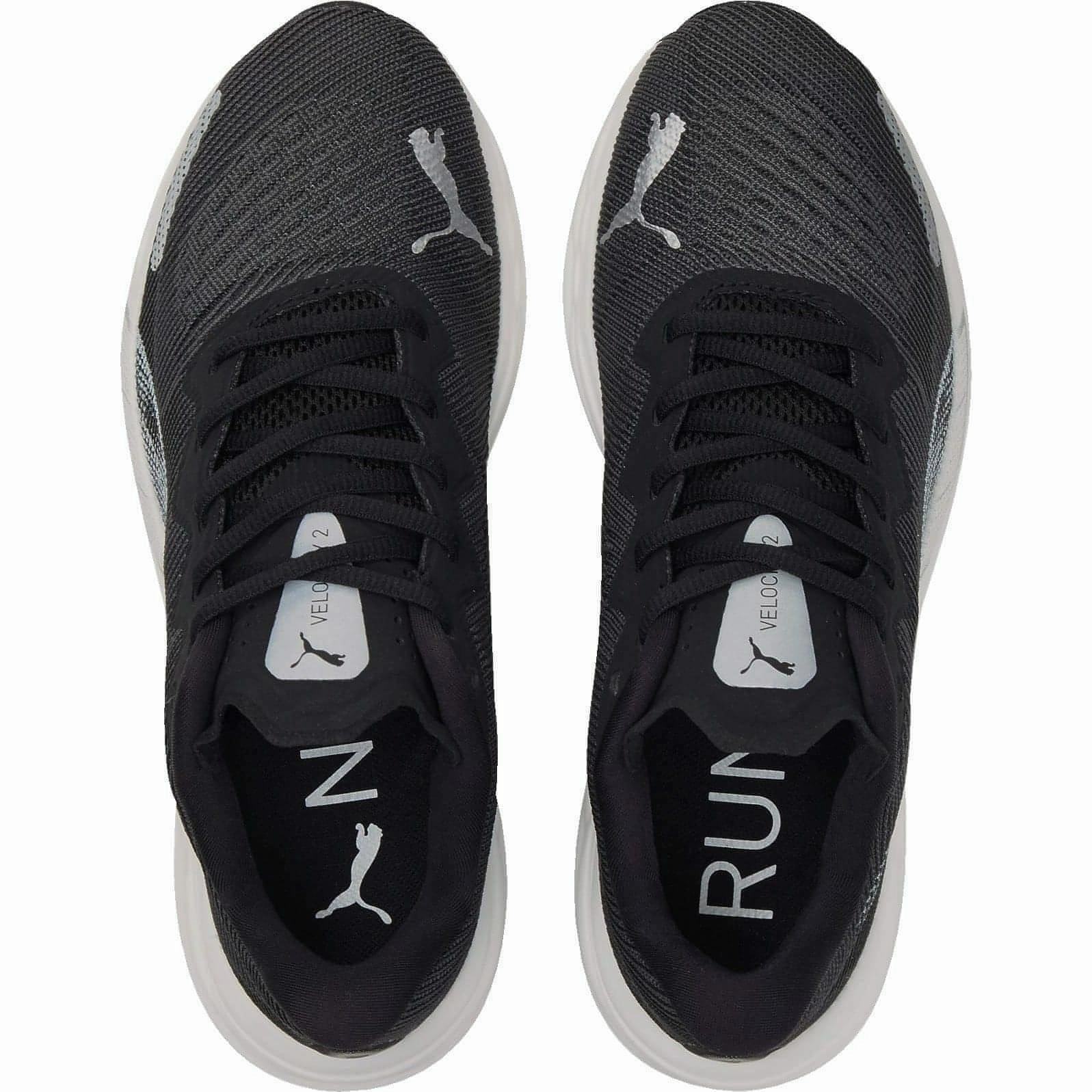 Enhanced Toe Box Puma Velocity Nitro 2 Womens Running Shoes - Black