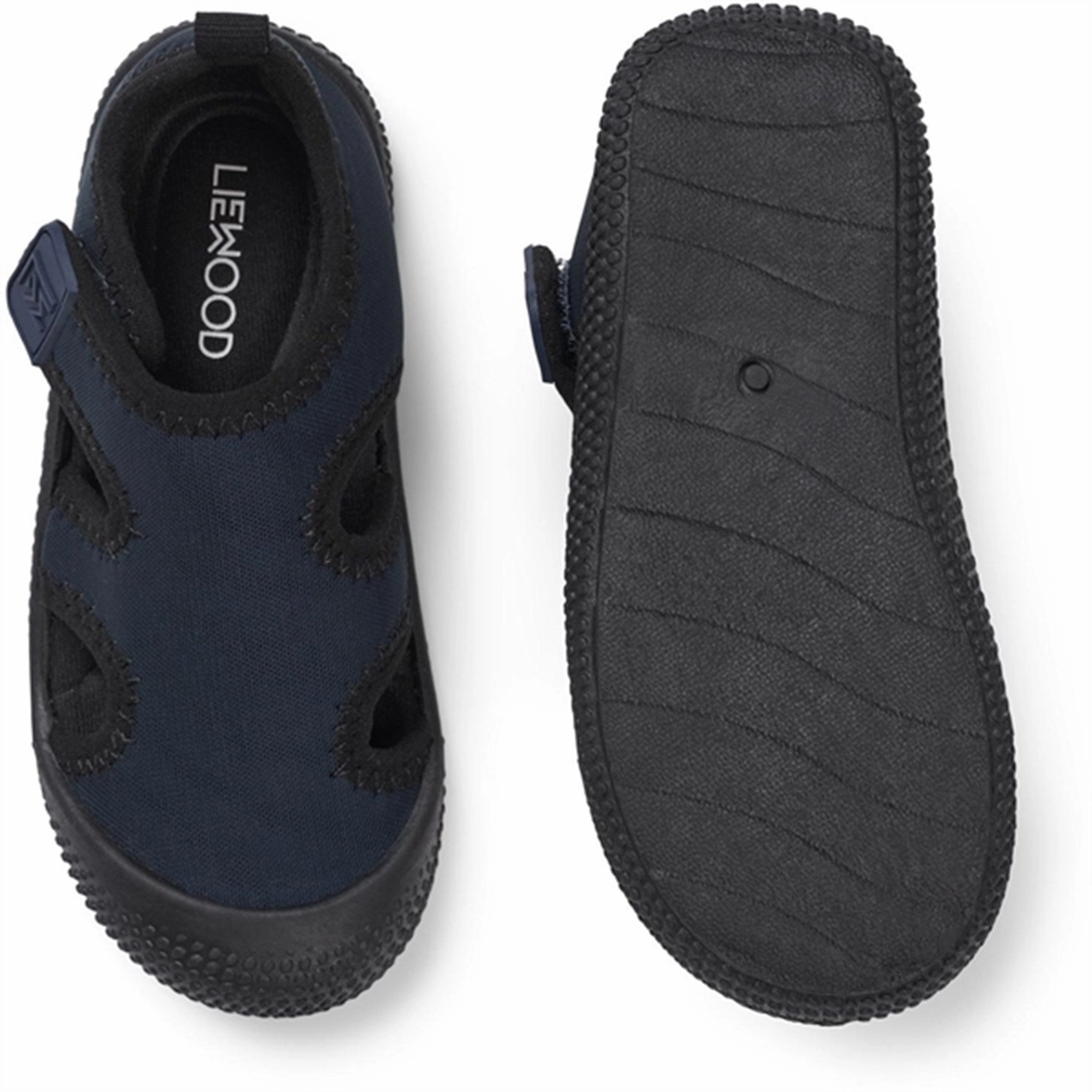 Odor Resistant Liewood Sigurd Sea Shoe Black Classic Navy