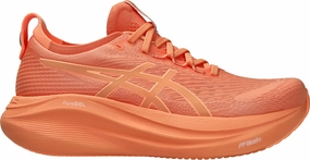 10k - running shoes Adaptive Fit Collar Asics Gel Nimbus 27 Lite-Show Womens Running Shoes - Orange