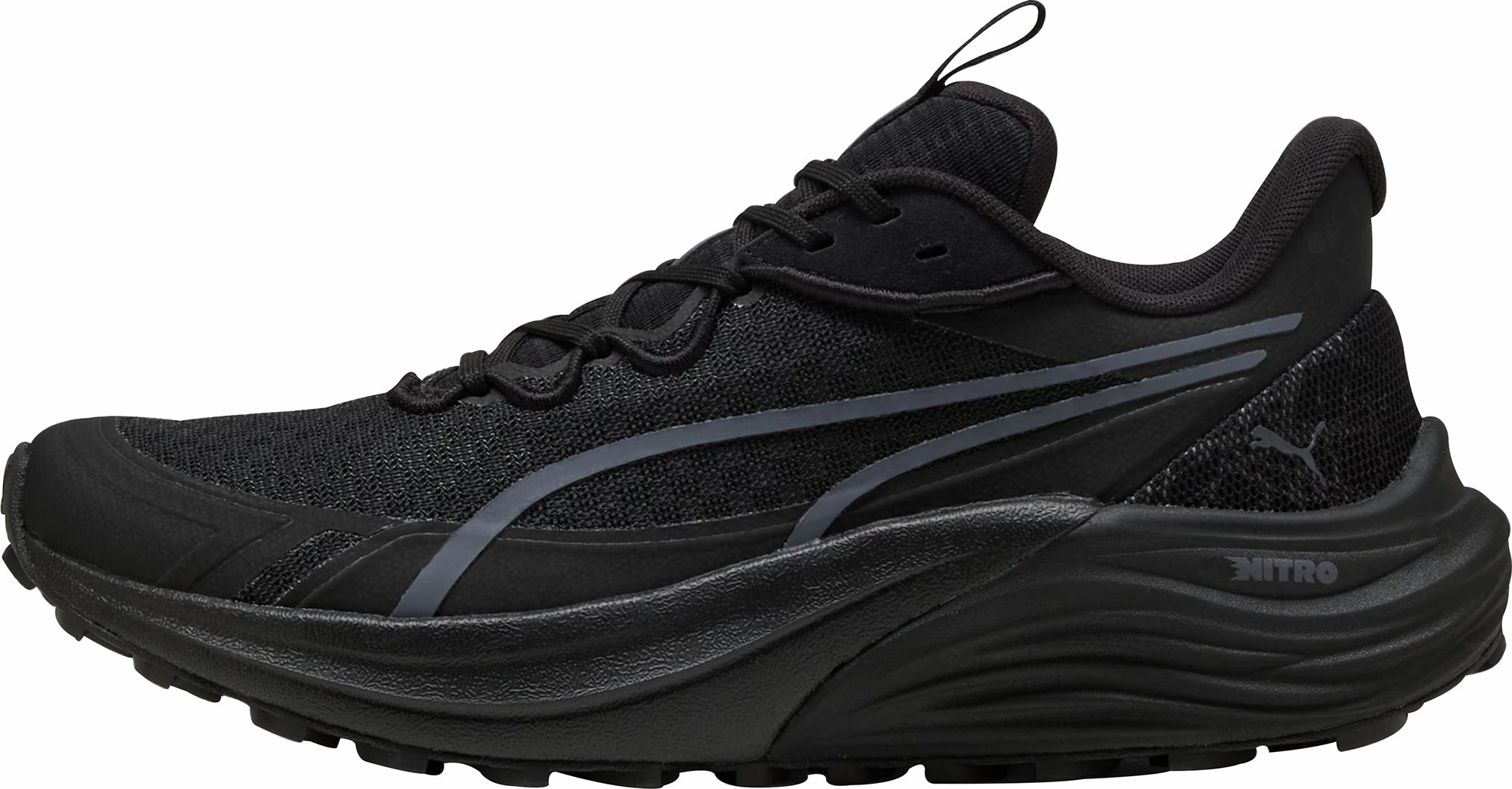 10K shoes Puma Electrify Nitro 4 Mens Trail Running Shoes - Black