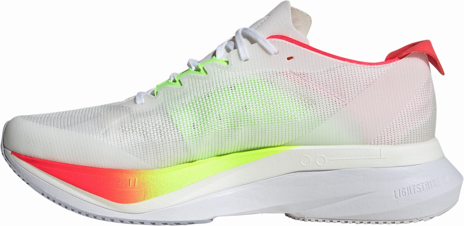 rubber - finish - design shoes Memory foam insole adidas Adizero Boston 12 Mens Running Shoes - White