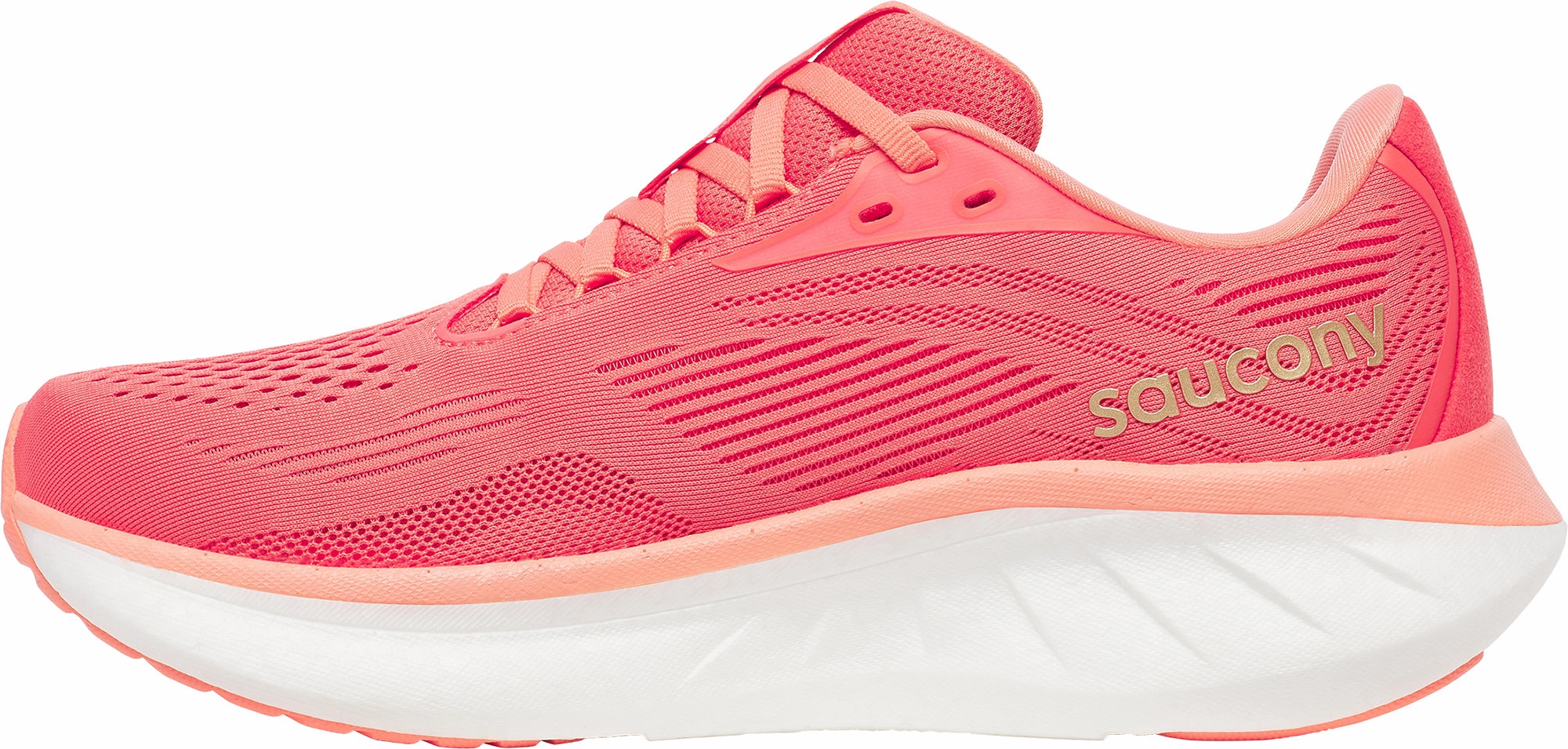 Saucony Ride 18 Womens Running Shoes - Pink Cloud Tec